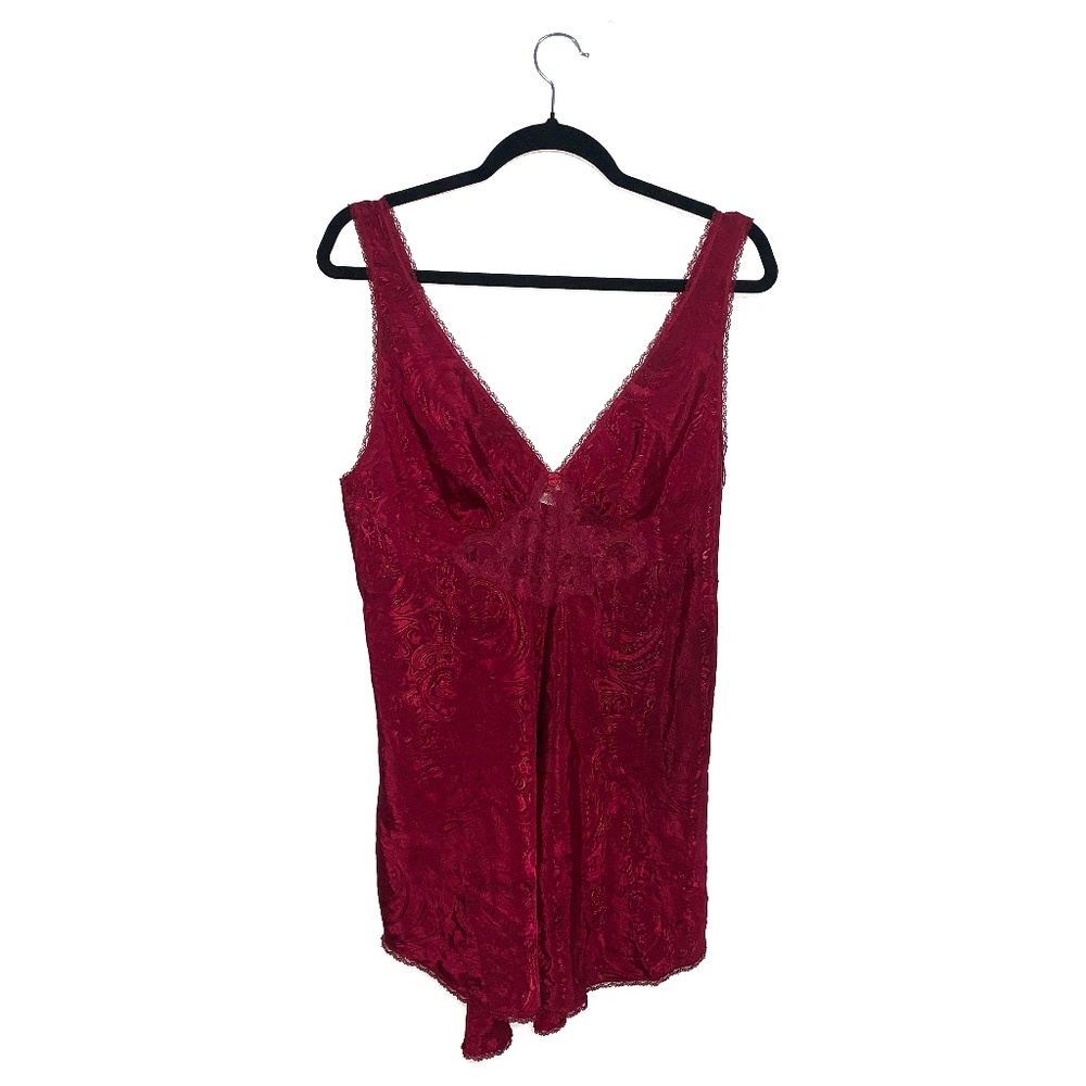 Deep Red Lingerie Top - Picture 3 of 9